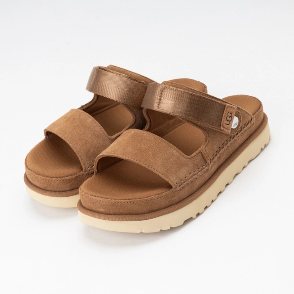 UGG Tan Dual Strap Sandals